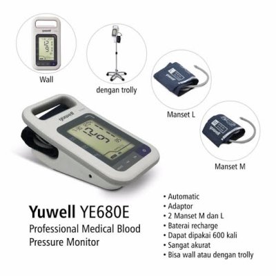 Yuwell เครื่องวัดความดันโลหิตแบบตั้งพื้นได้ รุ่น YE680E