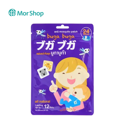 บูกาบูก้า แผ่นแปะกันยุง 24ชิ้น
