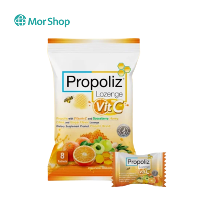 Propoliz Lozenge VitC 8 pcs/sachet Propolis, Propoliz Lozenge VitC