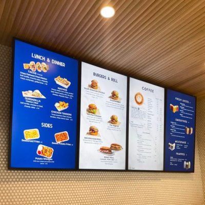Digital Menu Boards