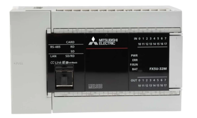 Mitsubishi FX5U Series PLC CPU for Use with MELSEC IQ-F Series IQ Platform-Compatible PLC, Relay, Transistor Output,