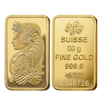 Pamp Suisse Gold Bar 50g