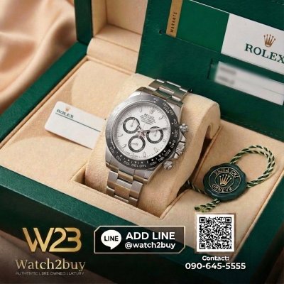 Rolex Daytona Panda 116500LN | White Dial, 40mm Stainless Steel
