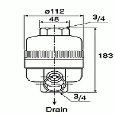 ออโต้เดรน Auto Drain SMC Model AD600-06