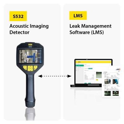 S532 Acoustic Imaging Detector for Compressed Air and Partial Discharge Detection