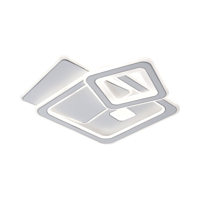 Ceiling lamp, model 04-SL-8541-500, white.