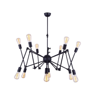 Chandelier model 06-ML-17135-12-BK (E27x12)
