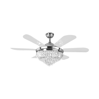 พัดลมเพดาน ใบพัดอะคริลิค รุ่น A Y03-56L TSV สีเงิน ขนาด 56 นิ้ว