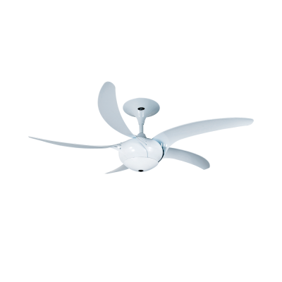 Ceiling fan with ABS blades, model I8-WH+RC, white, 56 inches.