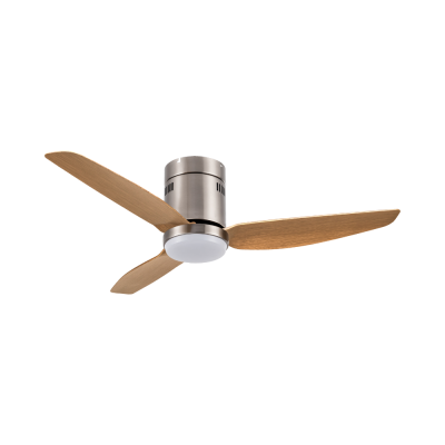 พัดลมเพดาน ใบพัด ABS รุ่น S-47-1  ขนาด 46 นิ้ว สีนิกเกิ้ล/เมเปิ้ล