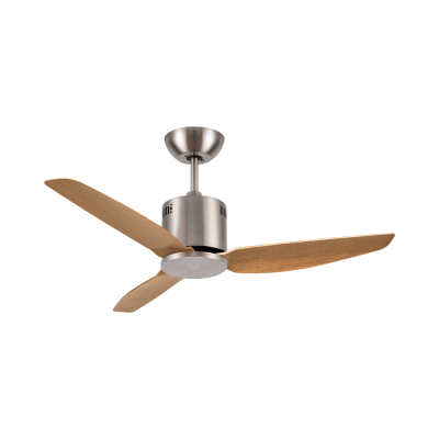 พัดลมเพดาน ใบพัด ABS รุ่น S-43  ขนาด 46 นิ้ว สีนิกเกิ้ล/เมเปิ้ล