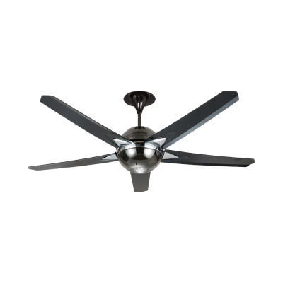 Ceiling fan, ABS blades, model CASPER560-LED-BK, size 60 inches, black