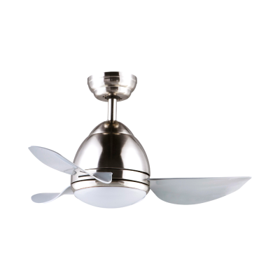 Ceiling fan, ABS blades, model CT33301-LED-MS, size 33 inches, matte silver color