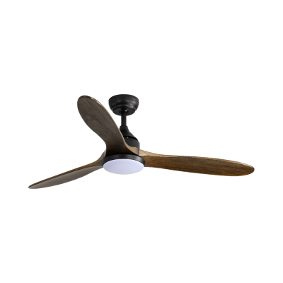 พัดลมโคมไฟ ใบพัดไม้ รุ่น DC52-6016-LOAK ขนาด 52 นิ้ว สีดำด้าน/โอ๊ค