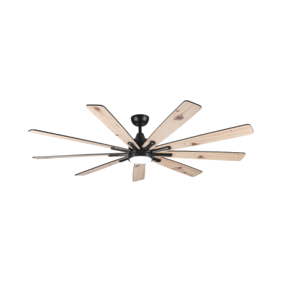 พัดลมโคมไฟ ใบพัดไม้อัด รุ่น DC72-1015-9-LMP ขนาด 72 นิ้ว สีเมเปิ้ล