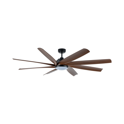 พัดลมโคมไฟ ใบพัดABS รุ่น DC72-2019-8-LOAK ขนาด 72 นิ้ว สีโอ๊ค