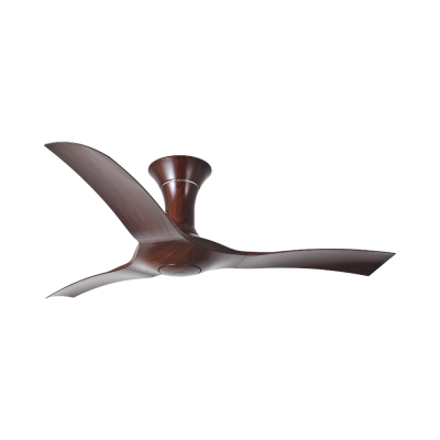 Ceiling fan with ABS blades, model SV3-OAK+RC, oak color, 52 inches.