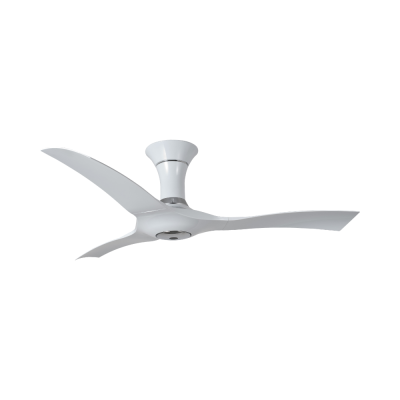 Ceiling fan with ABS blades, model SV3-WH+RC, white, 52 inches.