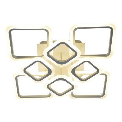 โคมไฟเพดาน รุ่น 04-CL-19615-4+4 LED (LED 115W) สีขาว