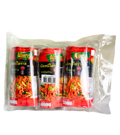 หมี่โคราช จัดจ้าน (แพ็ค 3 ถุงใส)