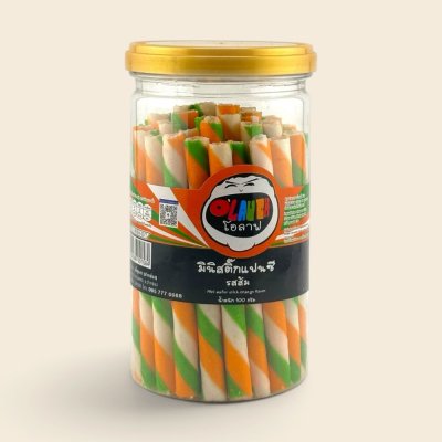 มินิสติ๊กแฟนซี รสส้ม 100 ก.