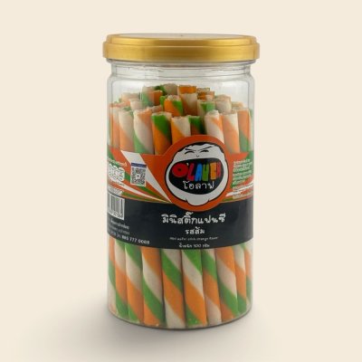 มินิสติ๊กแฟนซี รสส้ม 100 ก.