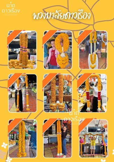 ภาพรวมพวงมาลัยดาวเรือง