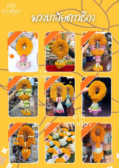 ภาพรวมพวงมาลัยดาวเรือง