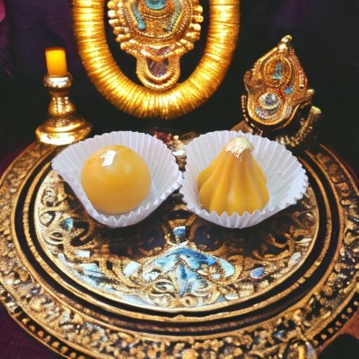 ขนมลาดูสีทองกล่อง 2 ชิ้น