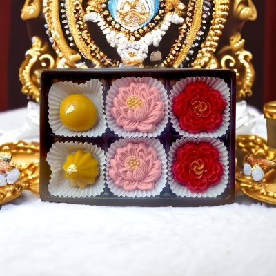 ชุดรวมขนมลาดูกล่อง 6 ชิ้น