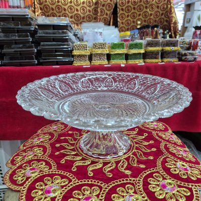 พานจ้านแก้ว สูง 12 ซม. กว้าง 30 ซม