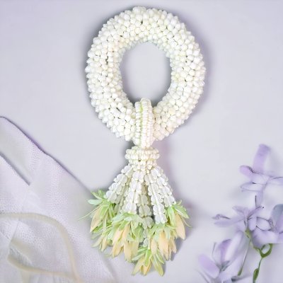 พวงมาลัยพุดใหญ่รัดข้อลักอุบะพุ่มจำปี