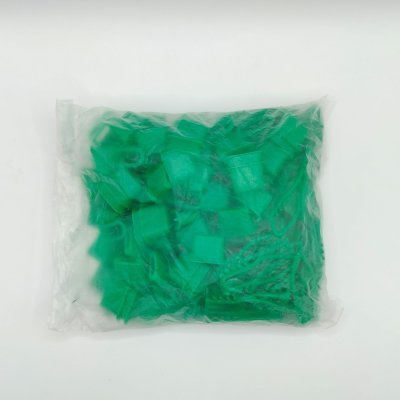 ถุงตาข่ายใส่ผลไม้แบบ S ตาข่ายยาว 33 ซม. แพ็คละ 100 ชิ้น ตาข่ายพลาสติกแบบหิ้วได้ จำหน่ายพร้อมตัวล็อคถุงตาข่าย  มี 6 สีให้เลือก ตาข่ายอเนกประสงค์