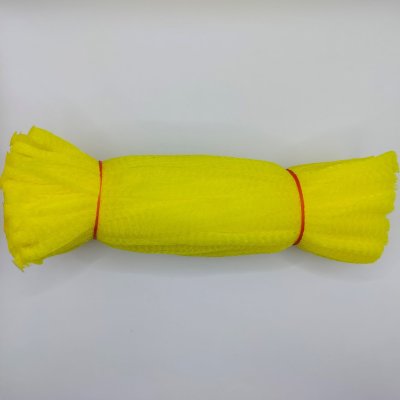 ถุงตาข่ายใส่ผลไม้แบบ S ตาข่ายยาว 36 ซม. แพ็คละ 100 ชิ้น ตาข่ายพลาสติกแบบหิ้วได้ จำหน่ายพร้อมตัวล็อคถุงตาข่าย  มี 6 สีให้เลือก ตาข่ายอเนกประสงค์