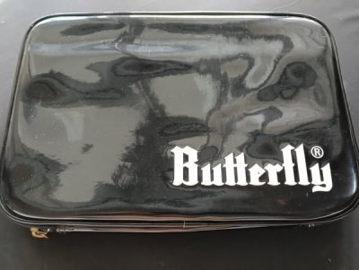 Butterfly Romanji Case Enamel surface Rare item