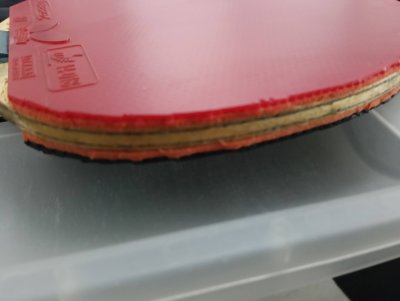 Used Butterfly Innerforce ALC with Rubber and case