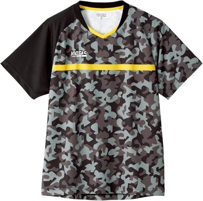 "[VICTAS] Table Tennis Dazzle Game Shirt (DAZZLE GS) J.T.T.A (Japan Table Tennis Association) Certified Unisex size L"