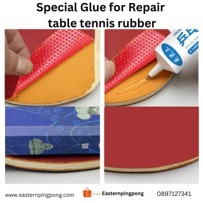 Special glue for repair table tennis rubber