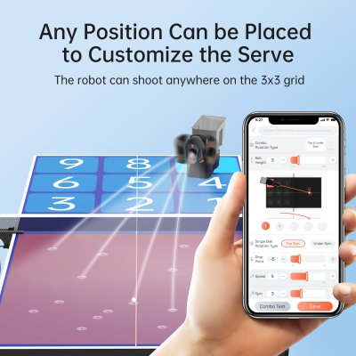 Nova S Pro Table Tennis Serve Machine Intelligent Professional Programming Automatic