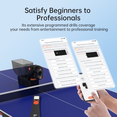 Nova S Pro Table Tennis Serve Machine Intelligent Professional Programming Automatic