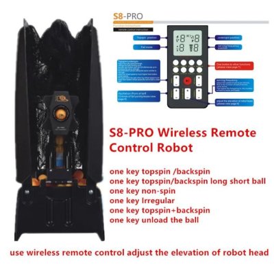 Table tennis Robot Hui pang S8 Pro (English menu)