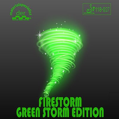 Der-materialspezialist Firestorm Green Storm Edition - Short Pimple