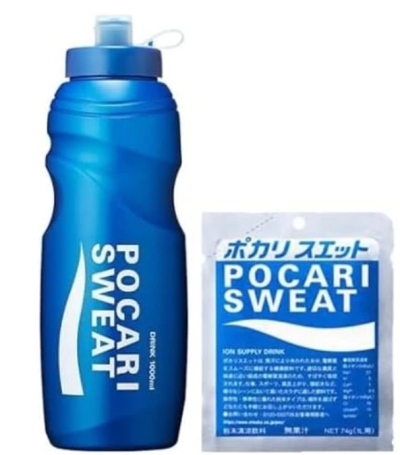 POCARI SWEAT Squeeze Bottle Bonus Pack 1 Bottle + 1 Bag of Powder