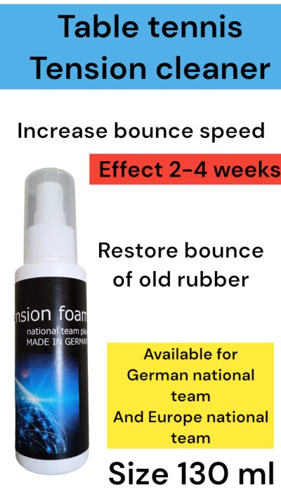 Table Tennis Tension Cleaner Spring Tension Foam