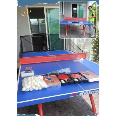 โต๊ะปิงปองกลางแจ้ง outdoor table tennis table กันน้ำได้ ยี่ห้อ Double Fish