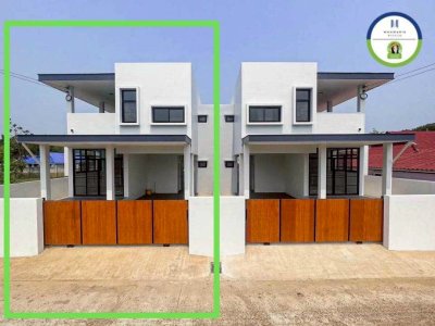 บ้านแฝด 2ชั้น สไตล์บ้านเดี่ยว ใกล้ห้วยวังนอง