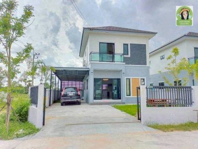 บ้านเดี่ยว 2 ชั้น สวย สภาพดี ทำเลดี เป็นบ้านหัวมุมติดถนน 2 ด้าน โซนขามใหญ่