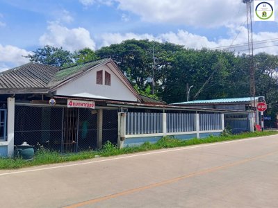ขายบ้านหนองแก ทำเลดีติดถนนเส้นหลักหมู่บ้านค้าขายได้สบาย