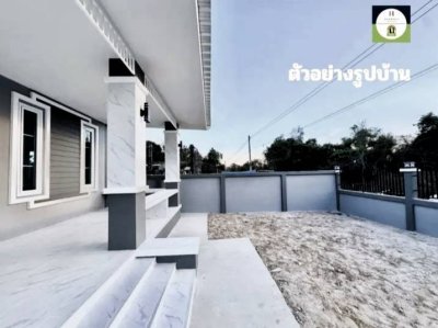 บ้านเดี่ยวชั้นเดียว สร้างใหม่ สไตล์โมเดิร์น สวย ทำเลดี บรรยากาศดี