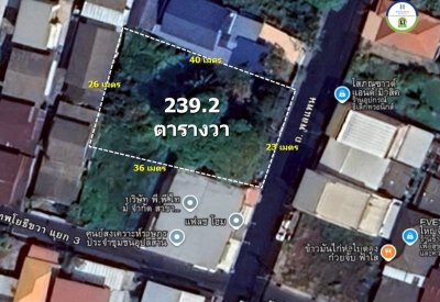 ที่ดินเมืองอุบล ใกล้สนามบิน แค่ 400 เมตร